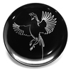 porcelain plate bird