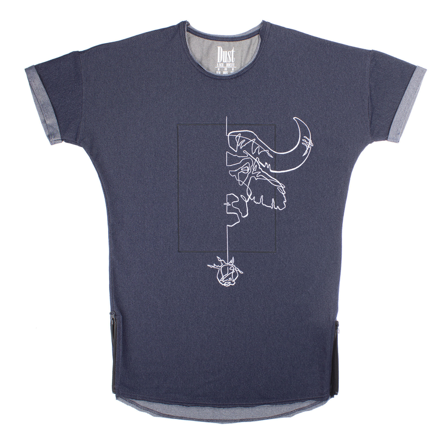 t-shirt BuLL denim blue