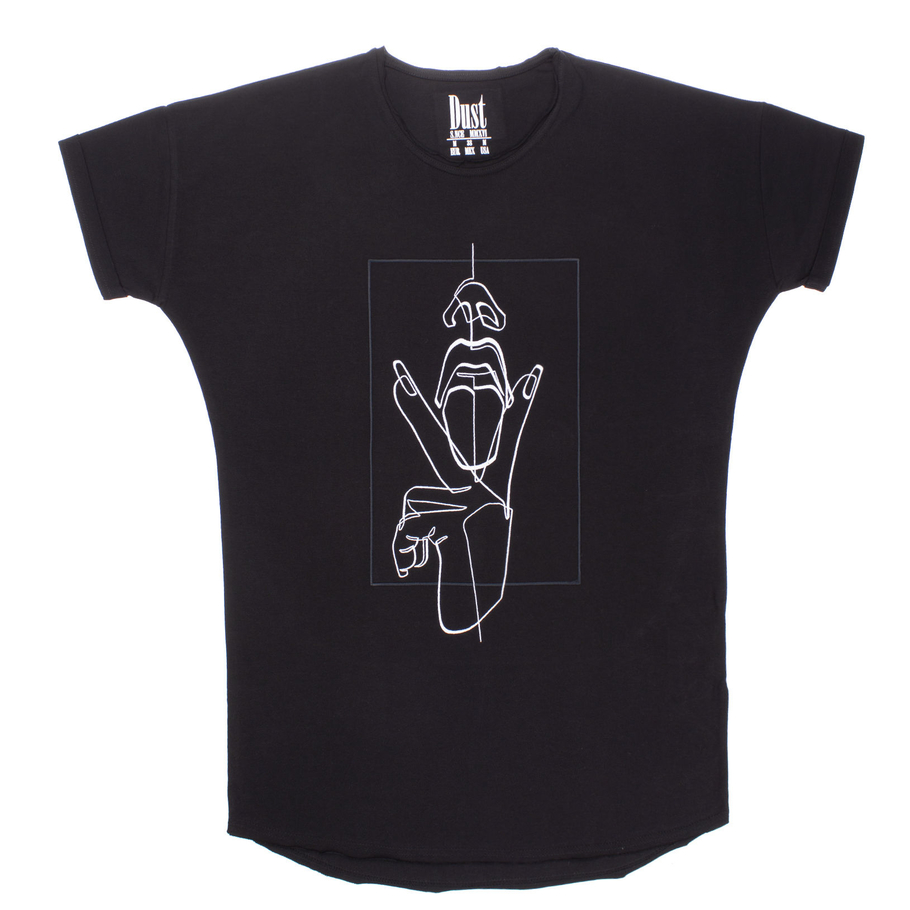 t-shirt LiPS black