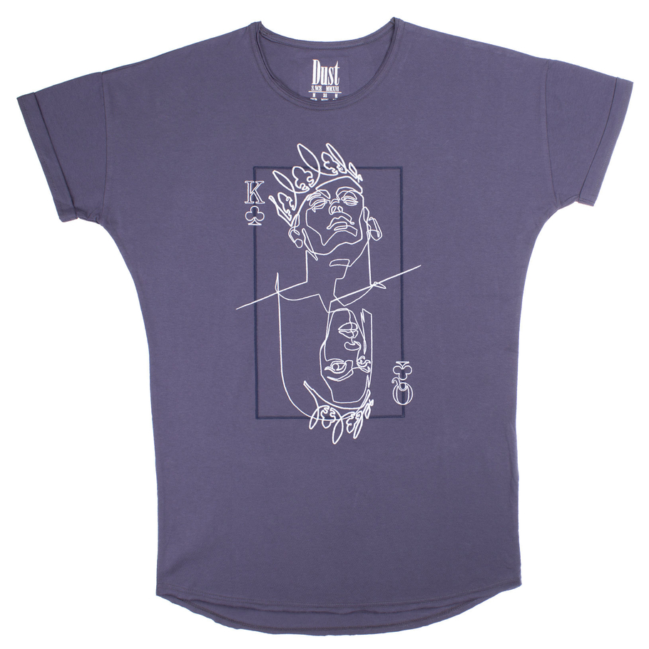 t-shirt POkER graphite