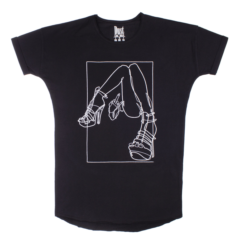 t-shirt TeASE black