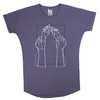 t-shirt HANdS graphite
