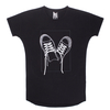 t-shirt SNEAkERS black