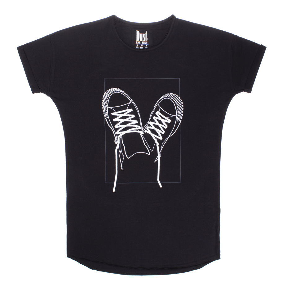 t-shirt SNEAkERS black