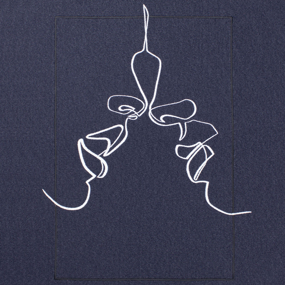 t-shirt KiSS denim blue