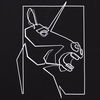 t-shirt UNiCORN black
