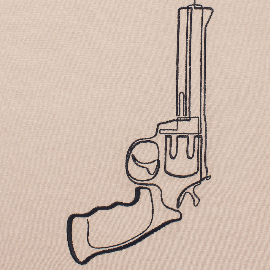 t-shirt GuN cappuccino