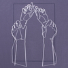 t-shirt HANdS graphite