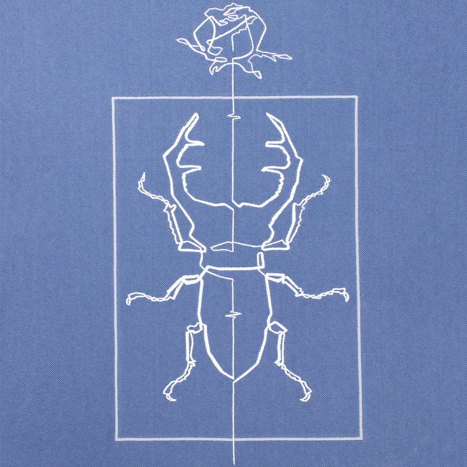  t-shirt BEEtLE denim blue