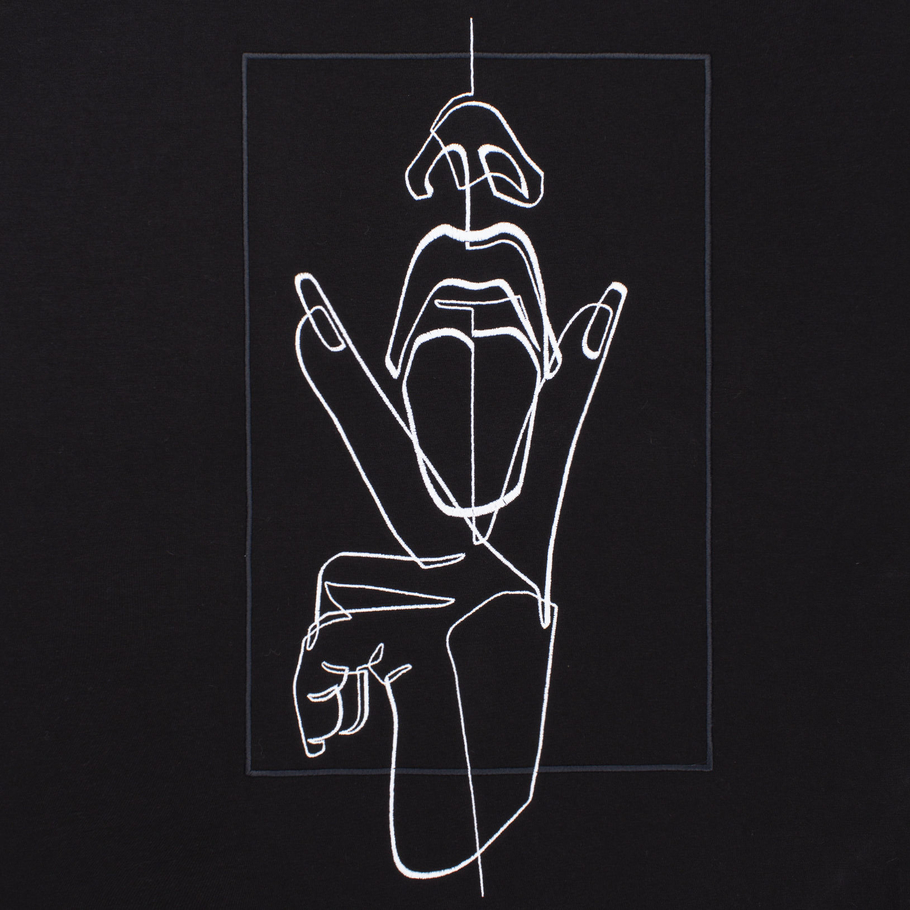 t-shirt LiPS black