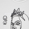 t-shirt POkER-Q white (milk)