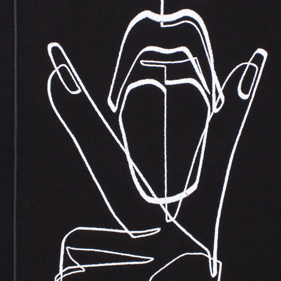 t-shirt LiPS black
