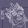t-shirt POkER graphite