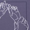 t-shirt HANdS graphite
