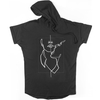 t-shirt /hOOd ALPHA BLACK cotton