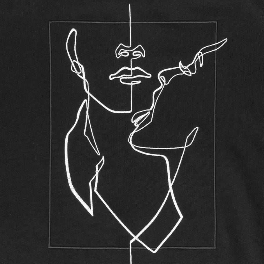 sweatshirt LINE black