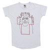 t-shirt Red Cross white