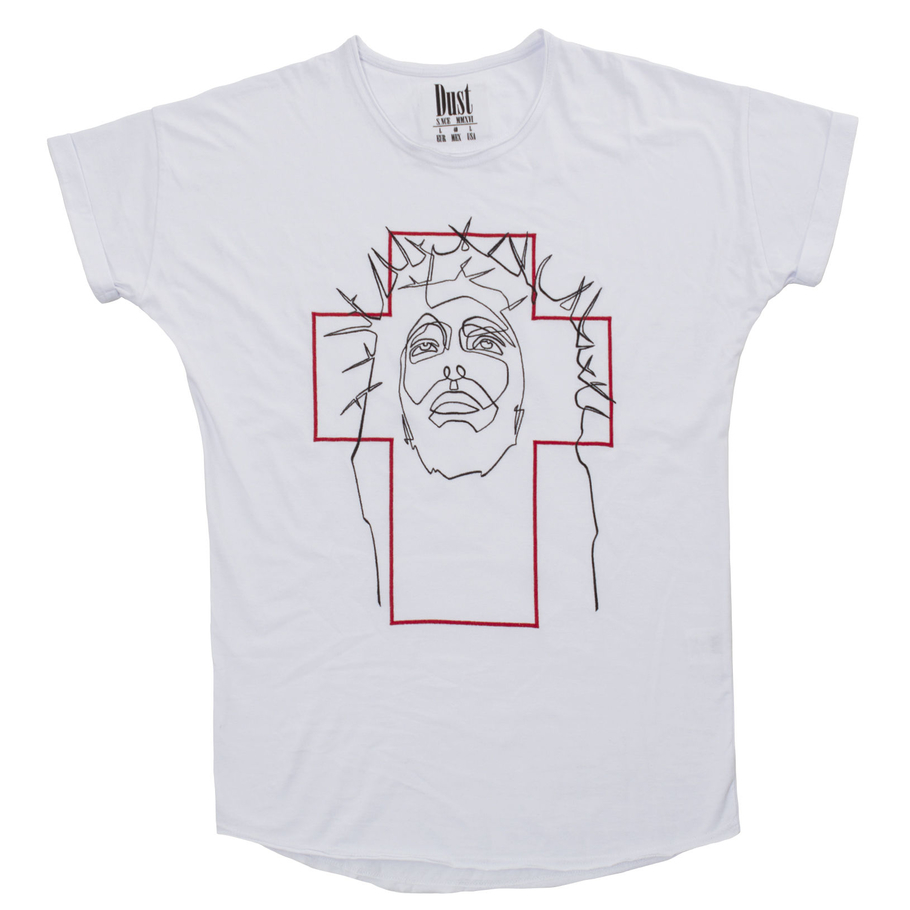t-shirt Red Cross white