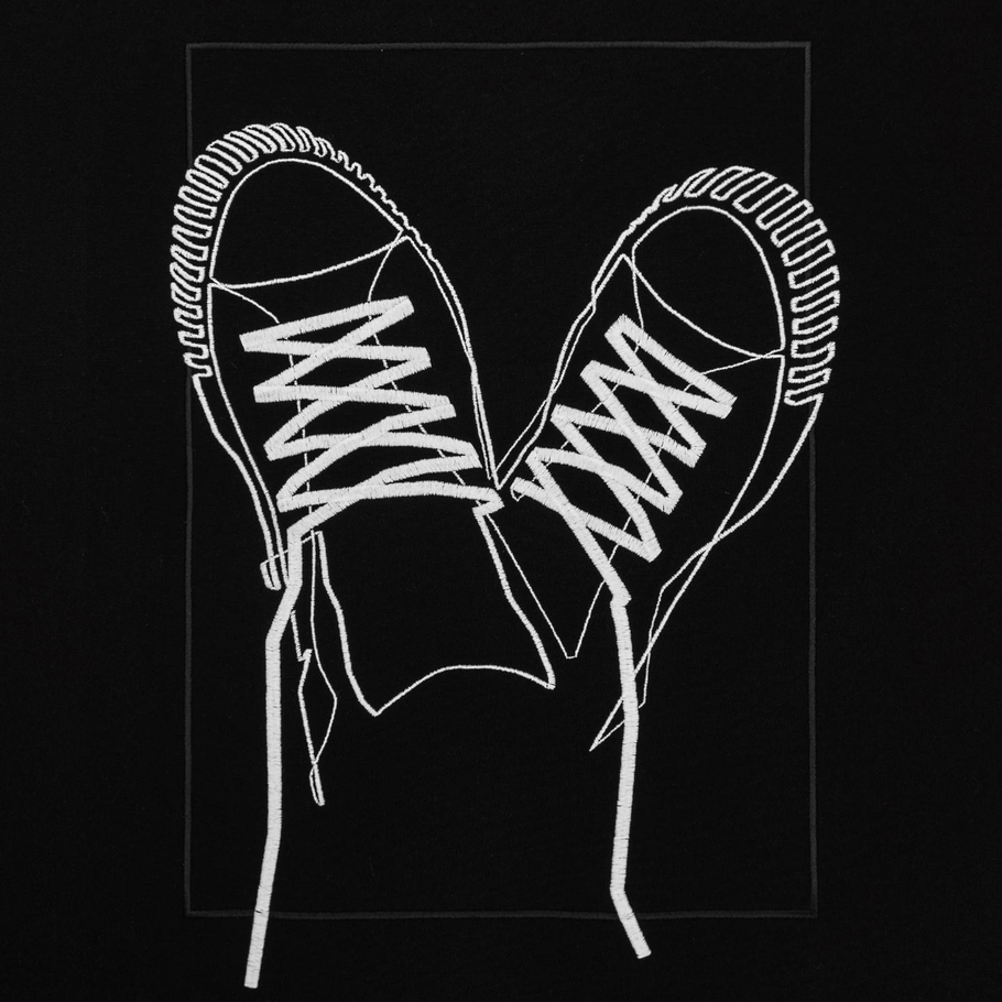 t-shirt SNEAkERS black