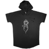 t-shirt/hood GEStURE black cotton