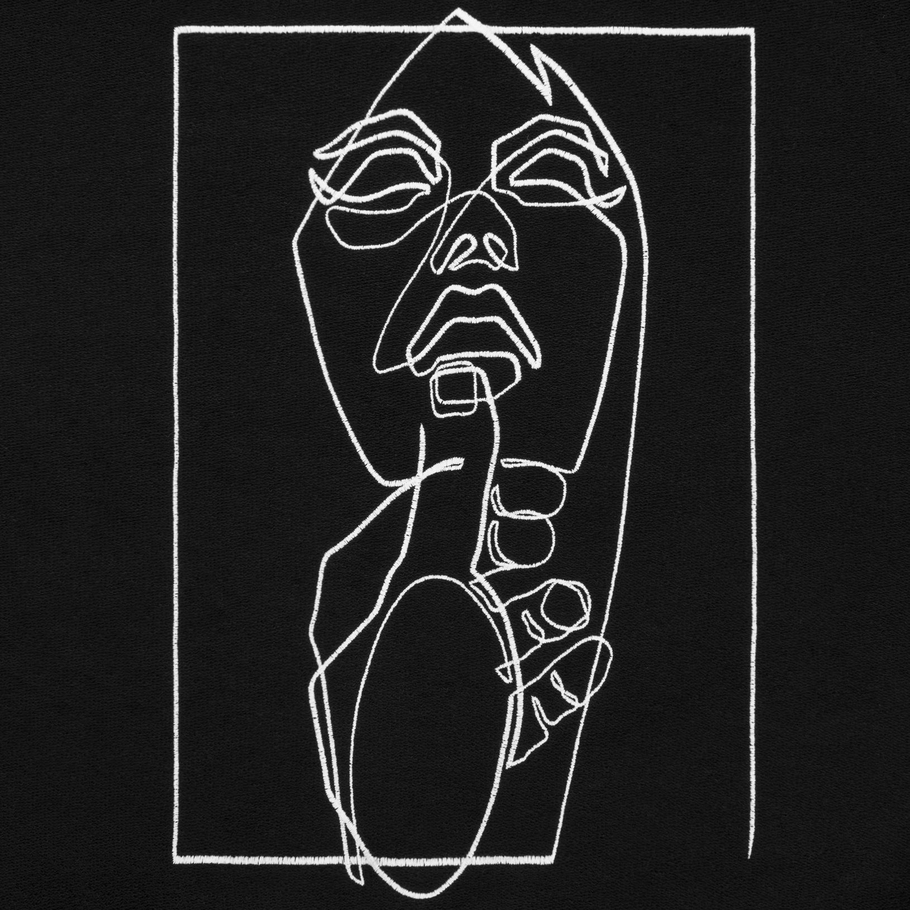 swtshirt fACE black