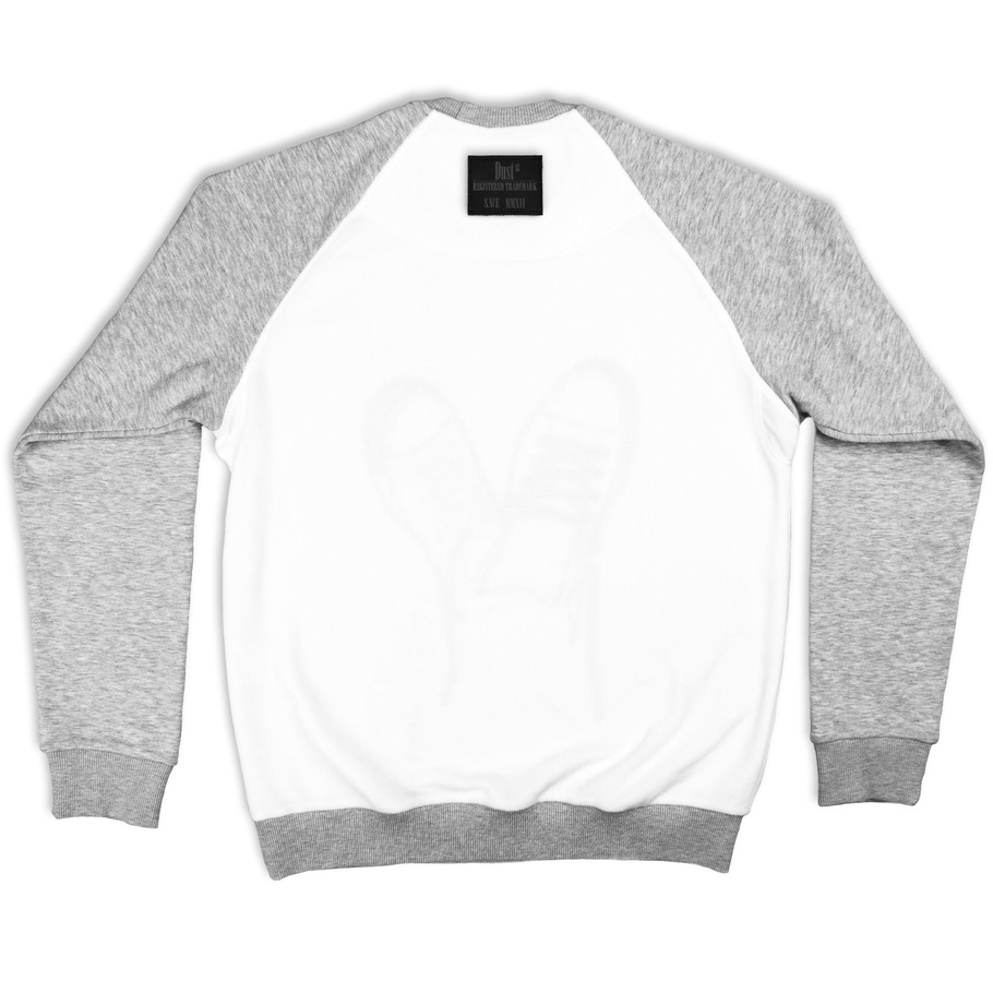 sweatshirt SNeAkERS white/gray