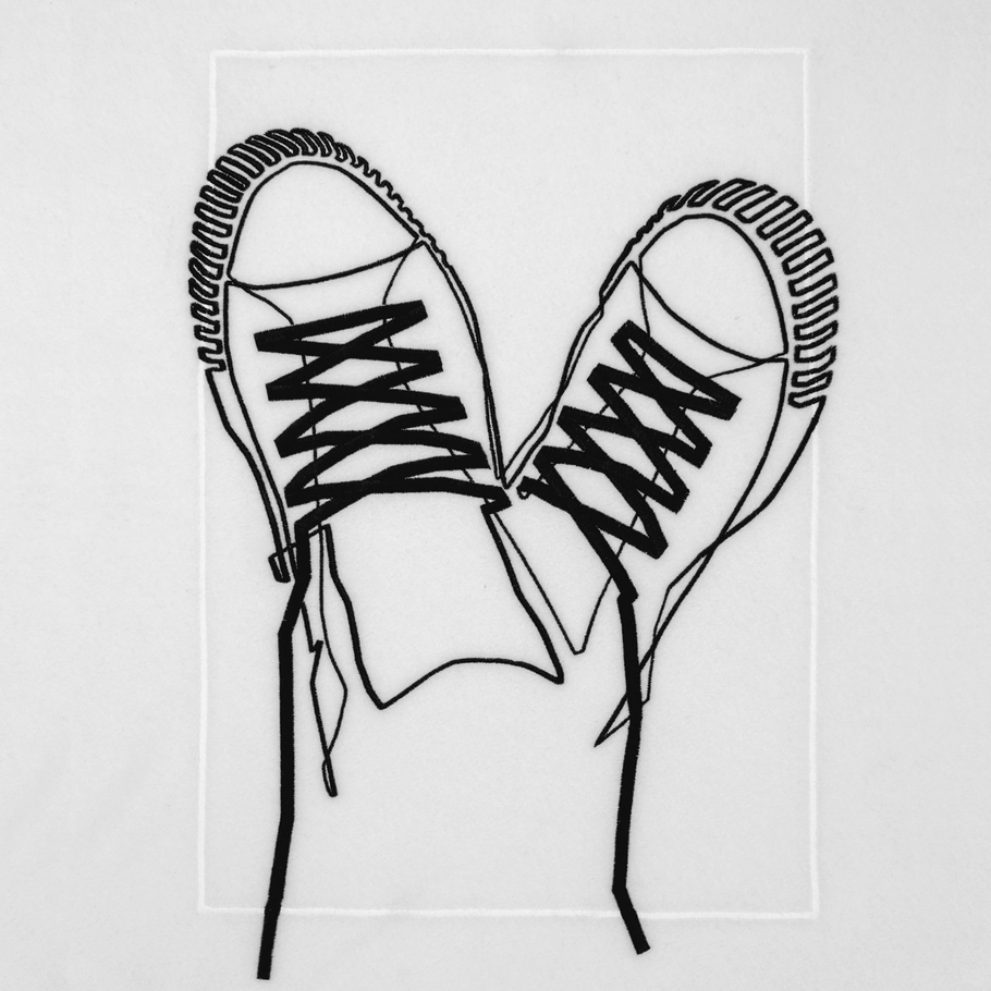 sweatshirt SNeAkERS white/gray