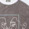 sweatshirt KiSSiNG white/gray 