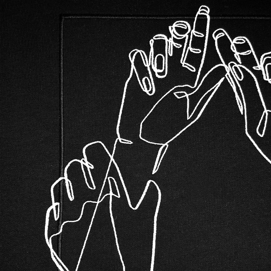 sweatshirt HANdS black 