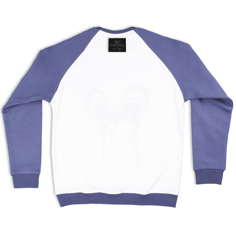 sweatshirt SNEAkERs white/blue