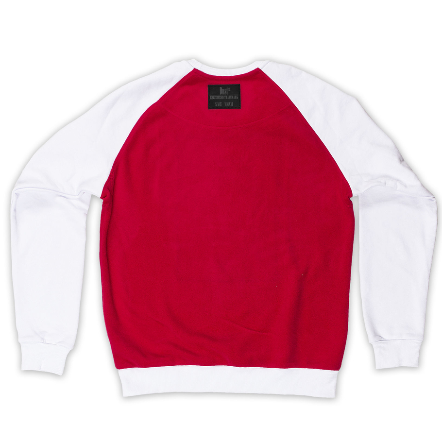 sweatshirt ZEbRA white/red